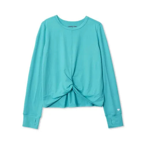Girls Active Long Sleeve Twist Top