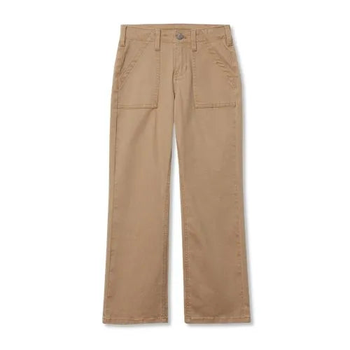 Girls Woven Utility Cargo Pant with Pockets