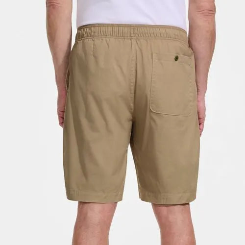 Men's 9" Lightweight Twill Pull On Deck Short