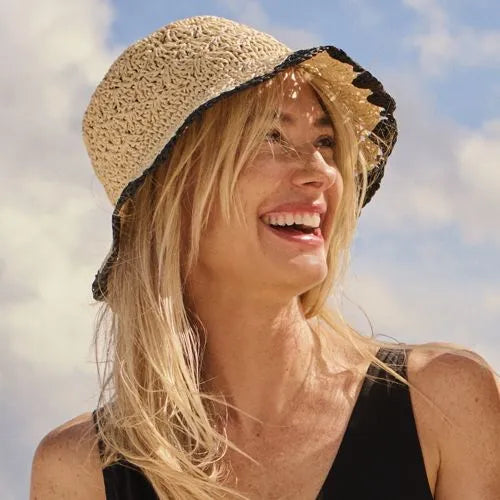 Women's Raffia Bucket Hat