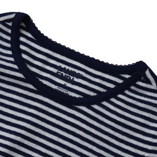 Girls Short Sleeve Pointelle Knit Tee