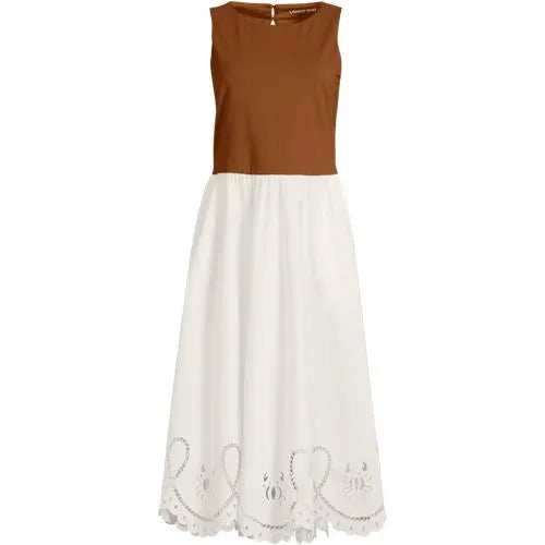 Women's Embroidered Duet Midi Dress