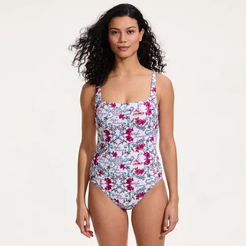 Women's Mastectomy LE x T and T The Tiffany Square Neck One Piece