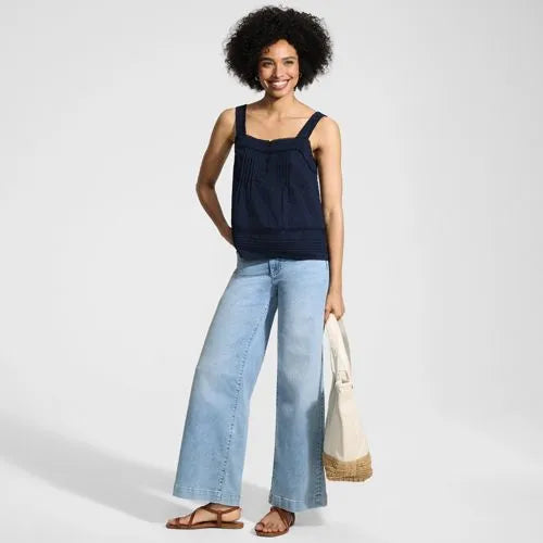 Women's Sleeveless Clipdot Shell