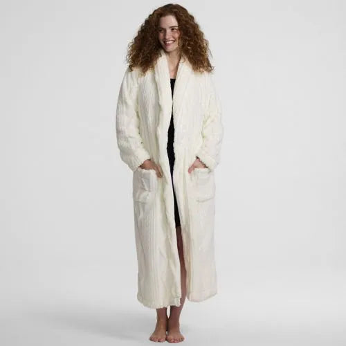 Women's Cozy Cable Robe
