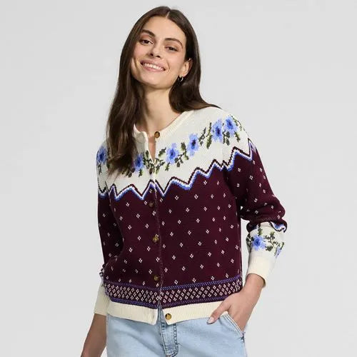 Women's Drifter Jacquard Cardigan Sweater