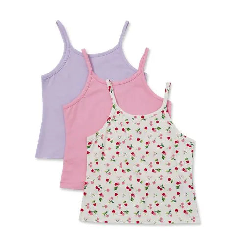 Girls Cami Tops 3 Pack
