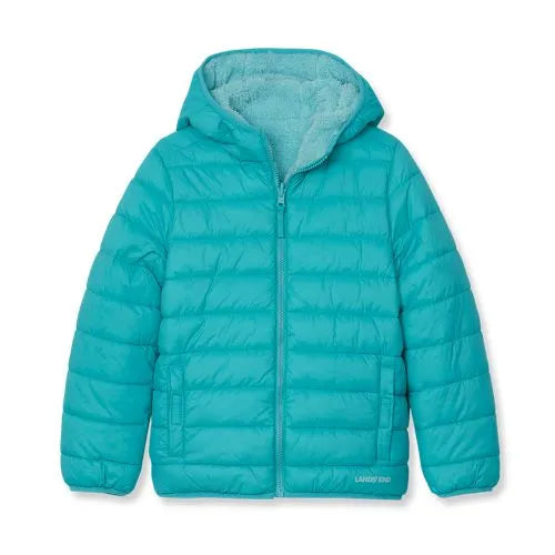 Girls FeatherFree Reversible Hooded Jacket