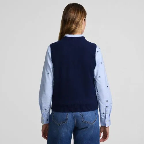 Women's CashTouch Crew Neck Vest Sweater