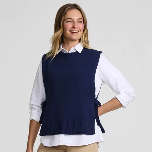 Women's Drifter Side Tie Vest Sweater