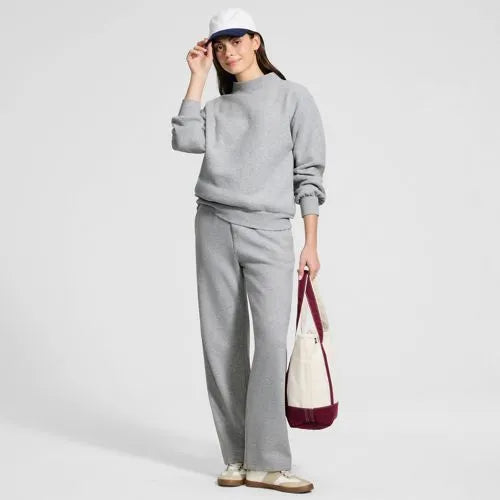 Women's Long Sleeve Serious Sweats Mock Neck Sweatshirt