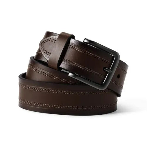 Men's Buffalo Leather Chino Belt