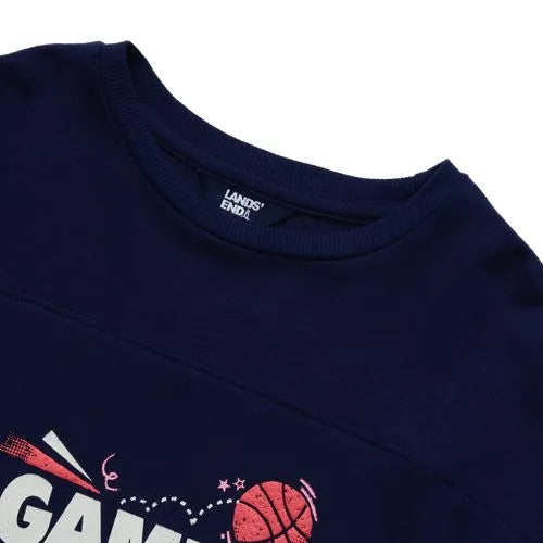 Girls Long Sleeve Varisty Top