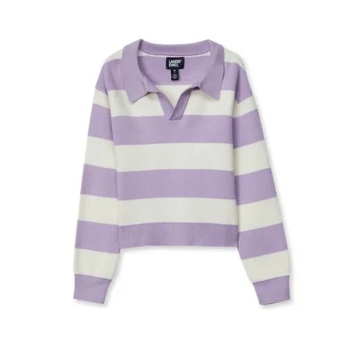 Girls Long Sleeve Rugby Sweater