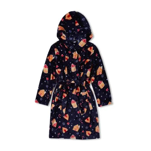 Kids Hooded Fleece Robe