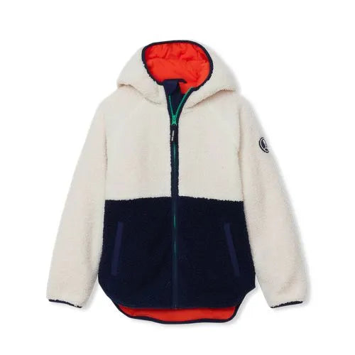 Kids Colorblock Sherpa Jacket