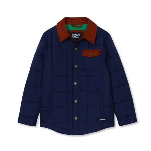 Boys Quilted Water Resistant Jacket