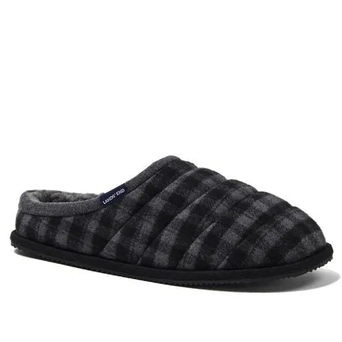 Men's Quilted Flannel Slippers