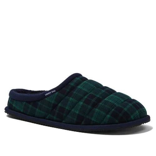 Men's Quilted Flannel Slippers