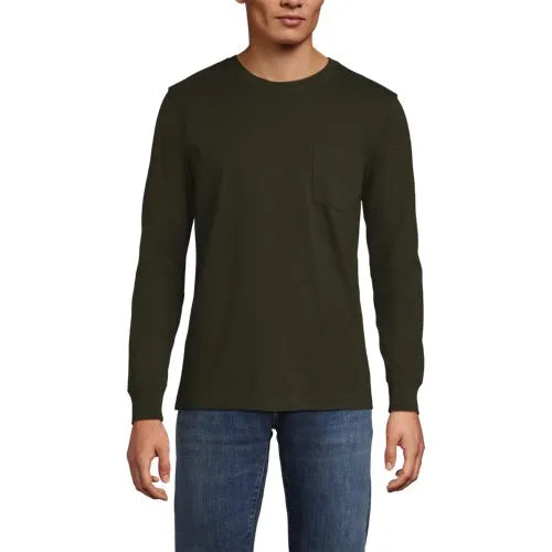Men's Super-T Long Sleeve T-Shirt with Pocket