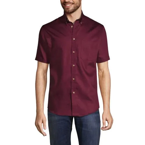 Men's Short Sleeve Performance Twill Shirt