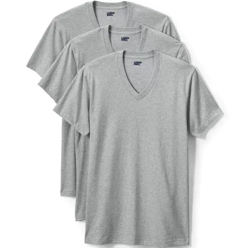 Men's V-neck Undershirt 3 Pack