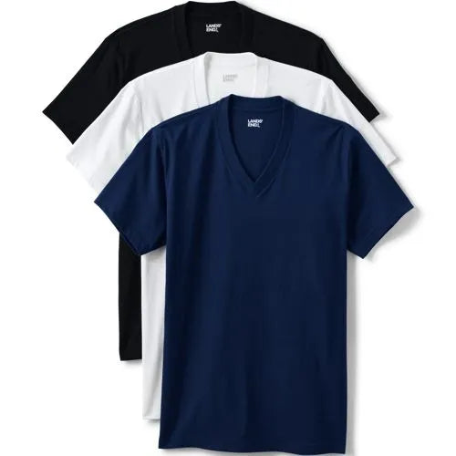 Men's V-neck Undershirt 3 Pack