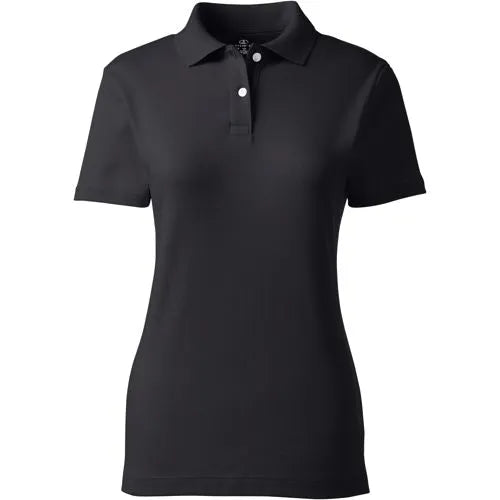 Women's Short Sleeve Feminine Fit Interlock Polo Shirt