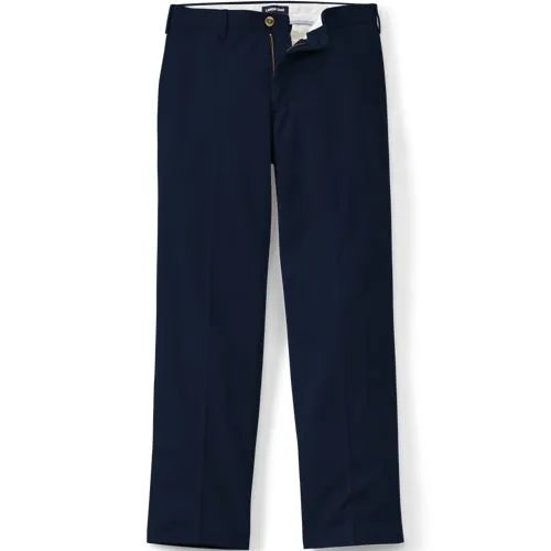 Men's No Iron Traditional Fit Plain Front Chino Pant