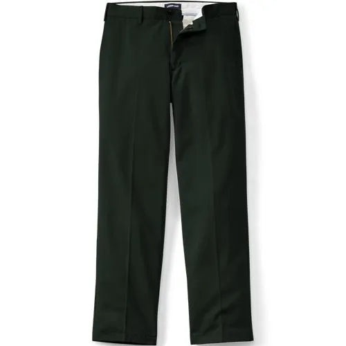 Men's No Iron Traditional Fit Plain Front Chino Pant