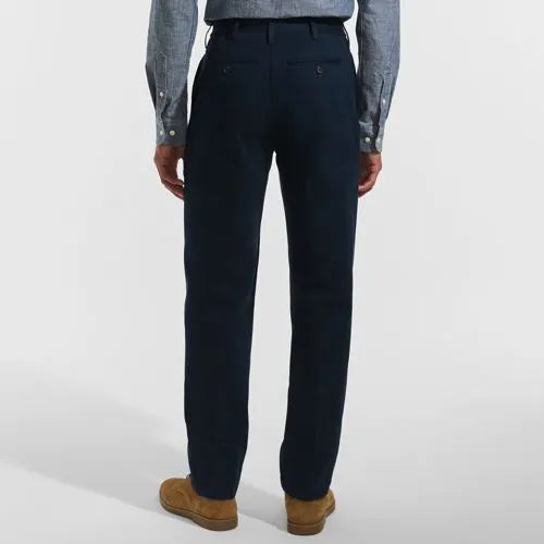 Men's No Iron Traditional Fit Pleated Front Chino Pant