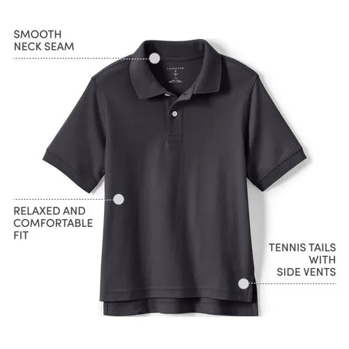 Men's Short Sleeve Interlock Polo Shirt