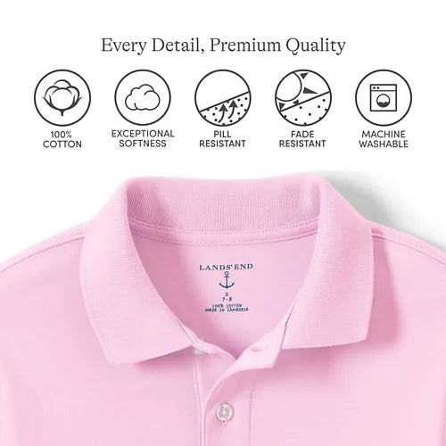 Men's Short Sleeve Interlock Polo Shirt