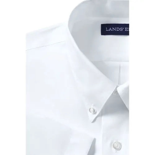 Boys Short Sleeve No Iron Pinpoint Dress Shirt