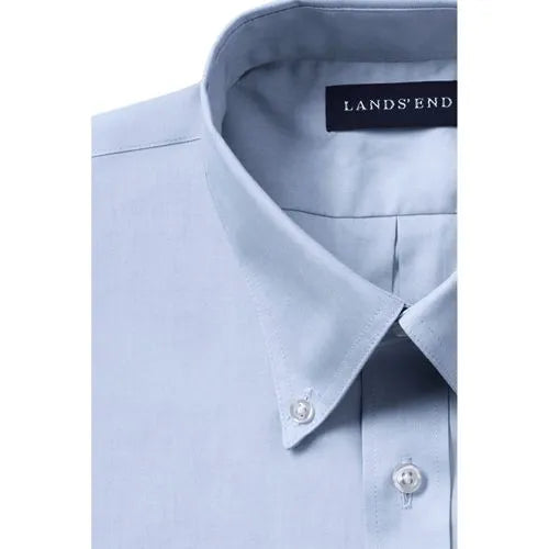 Men's Long Sleeve No Iron Pinpoint Dress Shirt