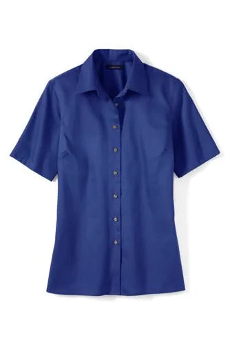 School Uniform Women's Short Sleeve Performance Twill Shirt