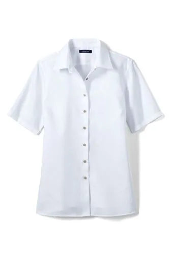 School Uniform Women's Short Sleeve Performance Twill Shirt