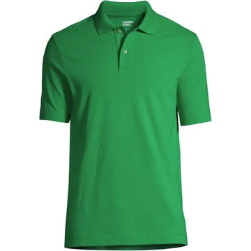 Men's Short Sleeve Basic Mesh Polo Shirt