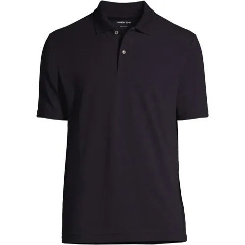 Men's Short Sleeve Basic Mesh Polo Shirt
