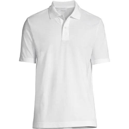 Men's Short Sleeve Basic Mesh Polo Shirt
