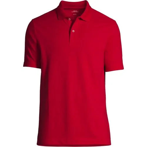 Men's Short Sleeve Basic Mesh Polo Shirt
