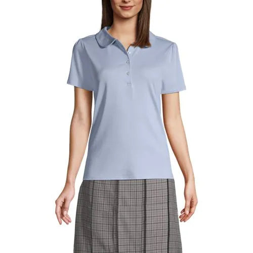 Women's Short Sleeve Peter Pan Collar Polo Shirt