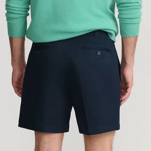 Men's No Iron 6" Plain Front Chino Short