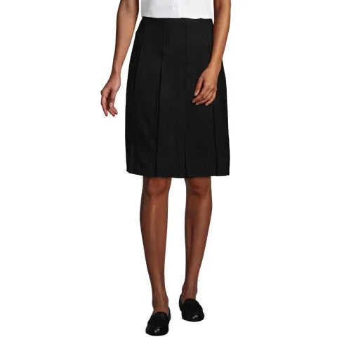 Women's Box Pleat Skirt Top of Knee