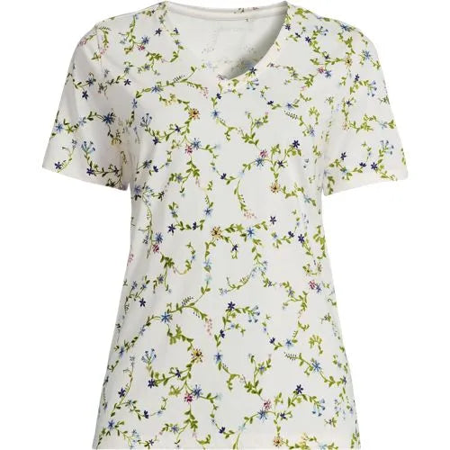 Supima Cotton V-neck T-Shirt