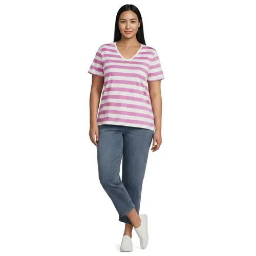 Supima Cotton V-neck T-Shirt