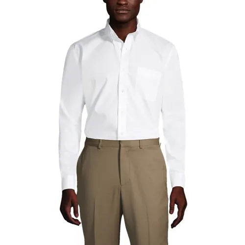 Men's Long Sleeve Buttondown No Iron Broadcloth Shirt