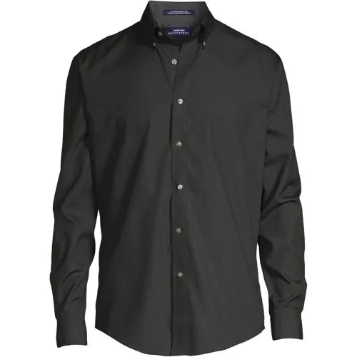 Men's Long Sleeve Buttondown No Iron Broadcloth Shirt