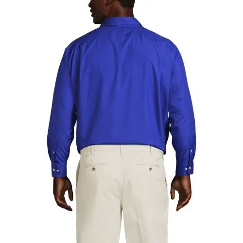 Men's Long Sleeve Buttondown No Iron Broadcloth Shirt