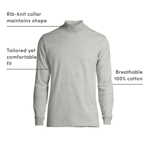 Men's Super-T Mock Turtleneck